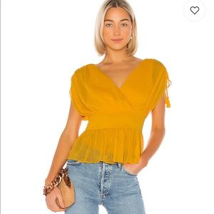 NWT Tularosa Yellow Blouse Top